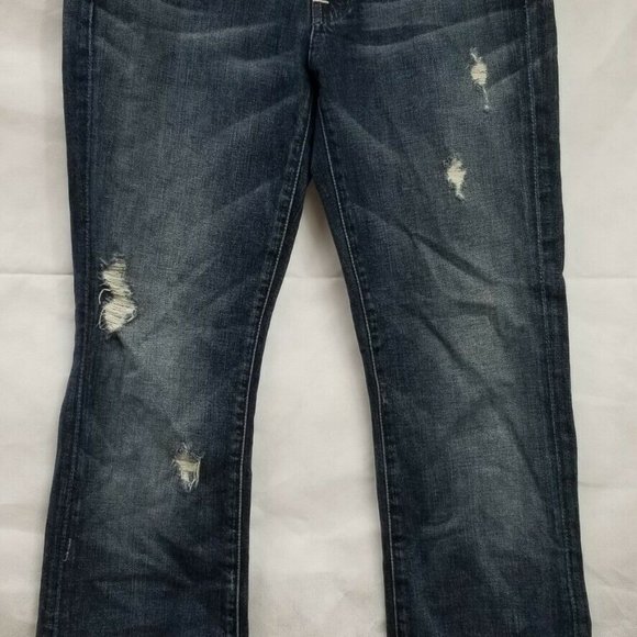 7 Seven For All Mankind Bootcut Dark Wash Jeans - Picture 8 of 8